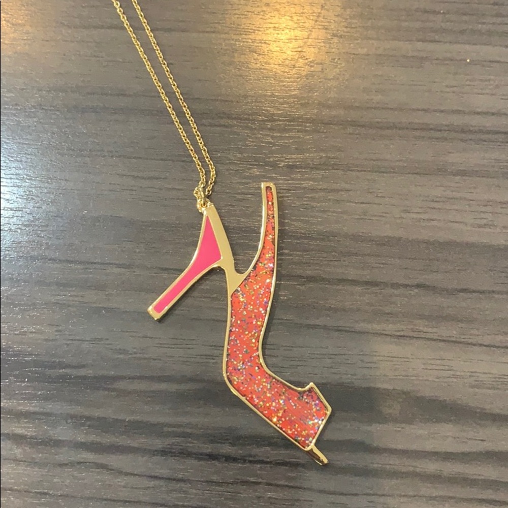 Kate spade shoe necklace